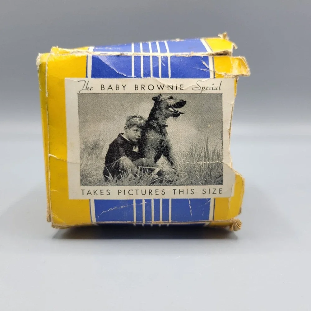 Vintage Kodak Baby Brownie 127 Roll Film Camera Bakelite Art Deco